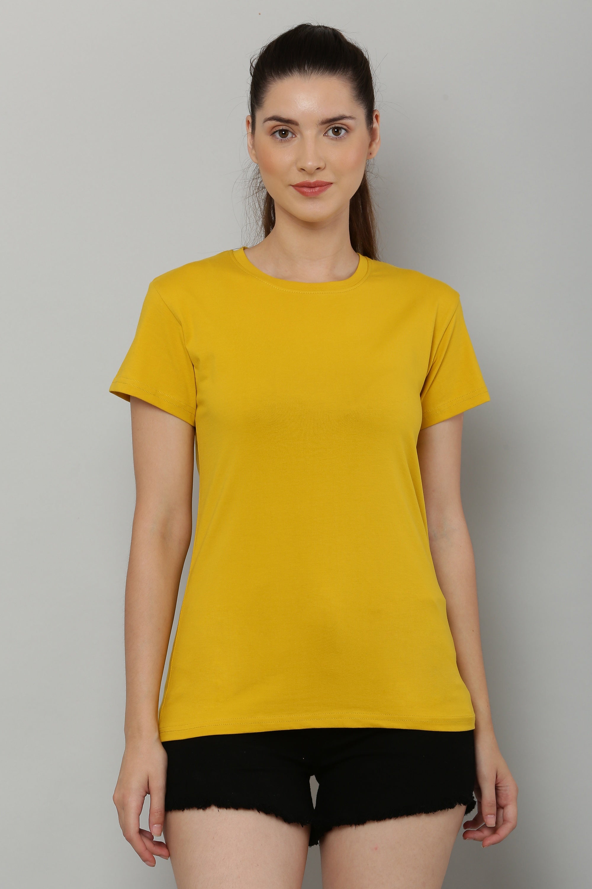 yellow t shirt for ladies